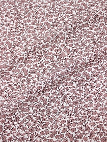 Штапель "Цветочный шарм" цв.розово-сиреневый, ш.1.45м, вискоза-100%, 100гр/м.кв 