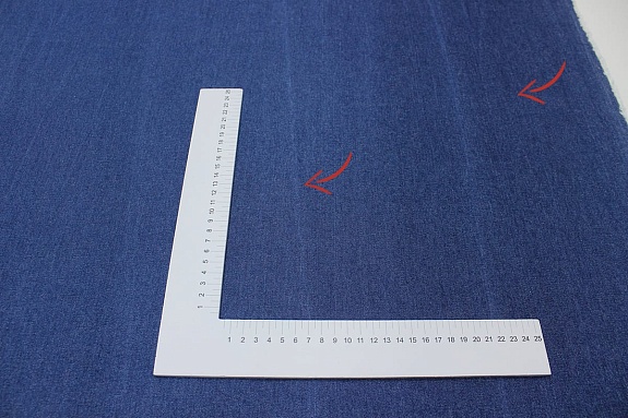 Плотная джинсовая ткань цв.Темно-синий, СОРТ2, ш.1.5м, хлопок-95%, п/э-5%, 350гр/м.кв