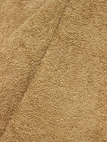 Махровая ткань цв.Темный песочно-желтый, ш.1.5м, хлопок-100%, 350гр/м.кв 