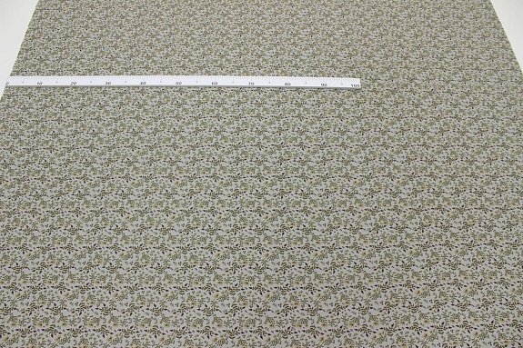 Теплый хлопок "Полева" цв.серый с зеленым оттенком, ш.1.48м, хлопок-100%, 160гр/м.кв