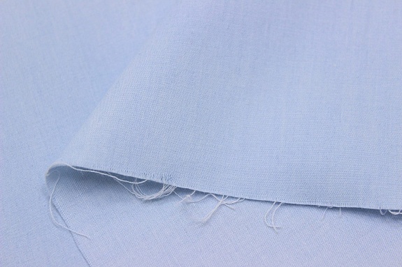 Мерный лоскут - Сорочечная джинсовая ткань цв.Светло-голубой, ш.1.48м, хлопок-50%, вискоза-50%