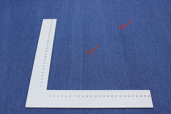 Плотная джинсовая ткань цв.Темно-синий, СОРТ2, ш.1.5м, хлопок-95%, п/э-5%, 350гр/м.кв