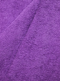 Махровая ткань цв.Фиолетово-пурпурный, ш.1.5м, хлопок-100%, 350гр/м.кв