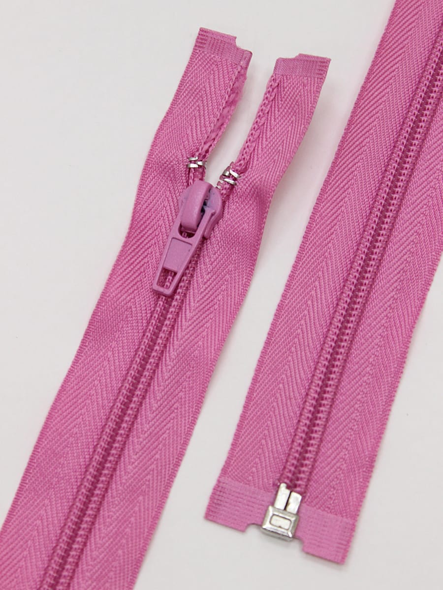 Молния спиральная №5 цв.ярко-розовый, 65см