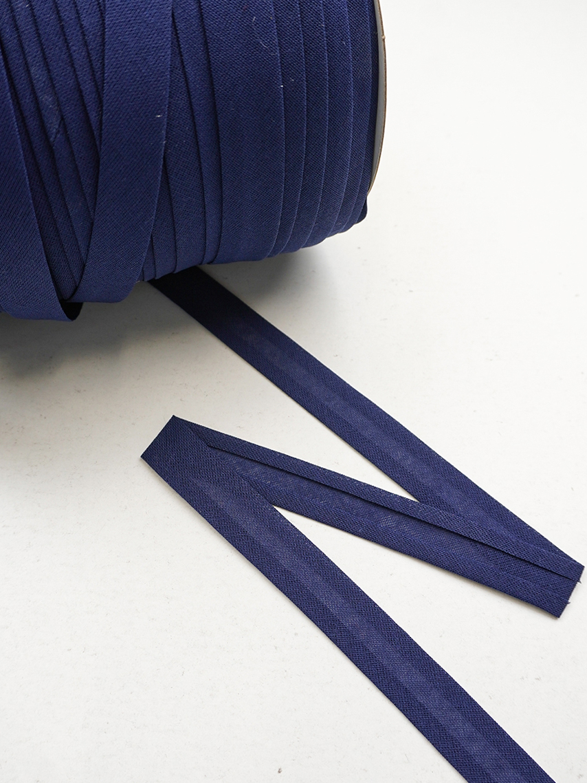 Косая бейка цв.Сине-фиолетовый, ш.15мм, хлопок-100%