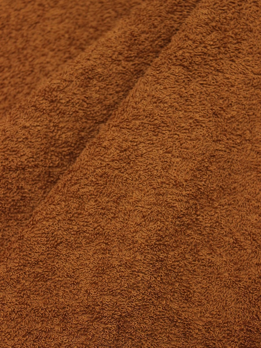 Махровая ткань цв.Темно-коричневая охра, ш.1.5м, хлопок-100%, 350гр/м.кв