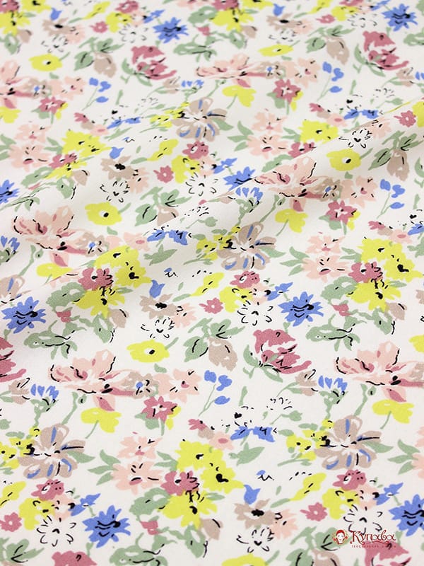 Штапель "Летний день", ш.1.43м, вискоза-100%, 100гр/м.кв