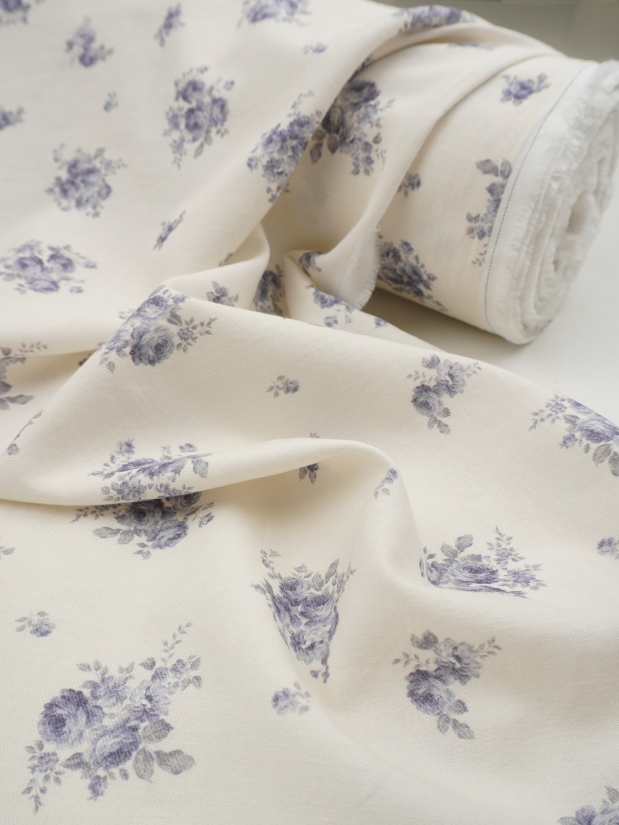 Хлопок Персик "Облачко роз", ш.2.5м, хлопок-100%, 130гр/м.кв