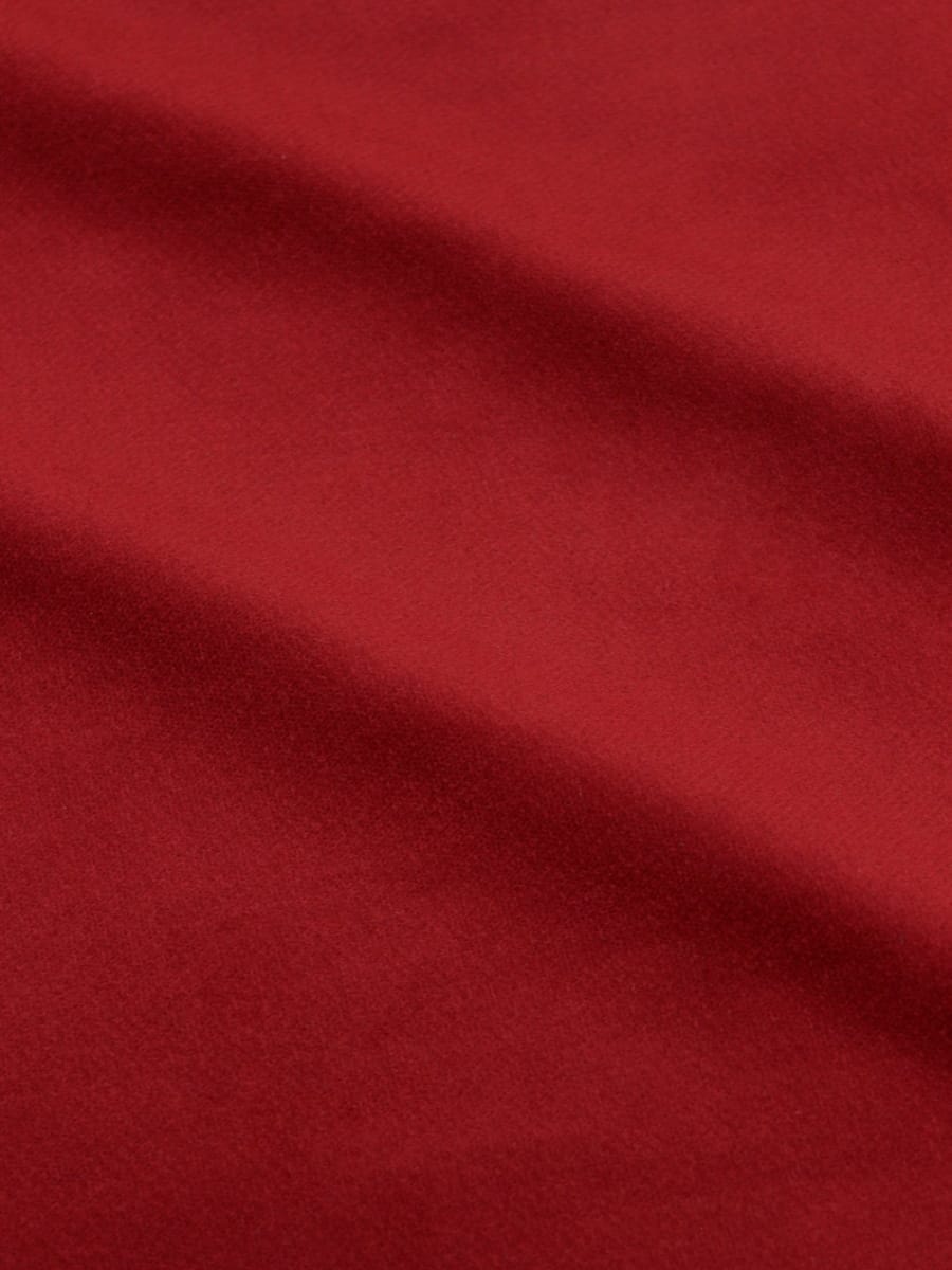 Бархат цв.Темный красно-терракотовый, ш.1.45м, хлопок-90%, лайкра-5%, п/э-5%, 280гр/м.кв