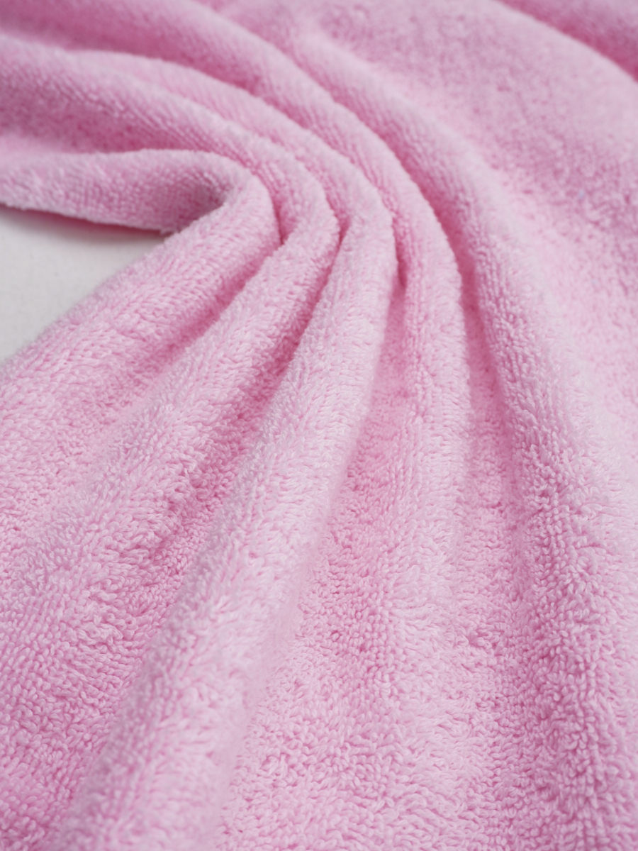 Махровая ткань Люкс цв.Светло-розовый, ш.1.55м, хлопок-100%, 550гр/м.кв