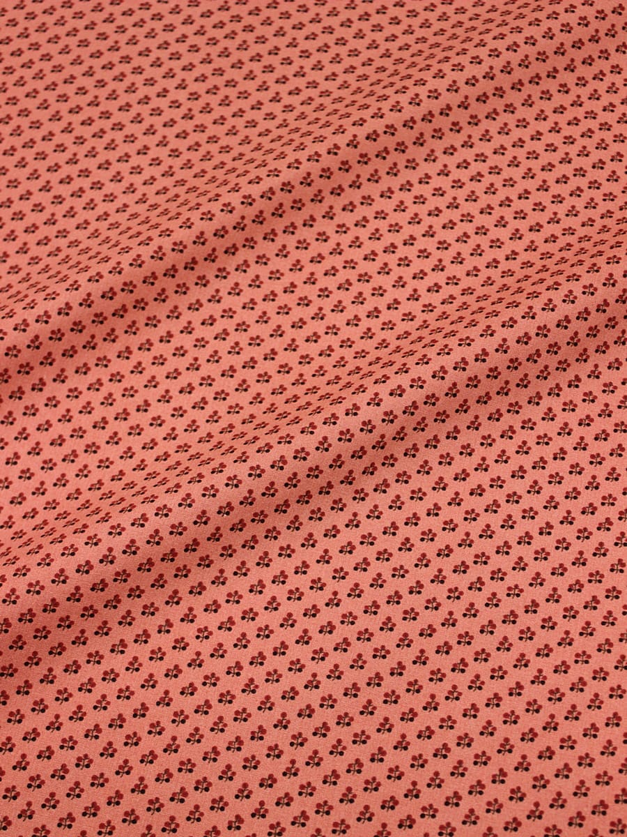 Импорт. хлопок "Дорит" цв.темно-лососевый, ш.1.5м, хлопок-100%, 100гр/м.кв