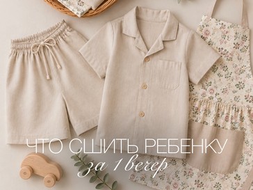 Что сшить ребенку за один вечер: 10 простых идей 