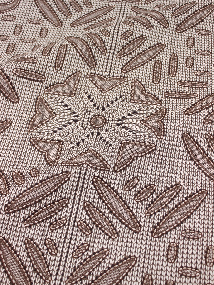 Дорожка "Вязаный узор", ш.0.5м, хлопок -100%, 226гр/м.кв, раппорт 32см