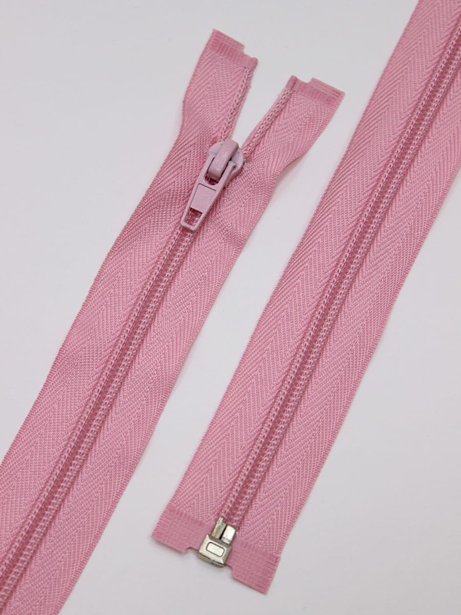 Молния спиральная №5 цв.св.розовая дымка, 45см