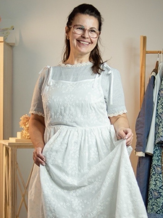 Сарафан из шитья "Морозная вышивка"