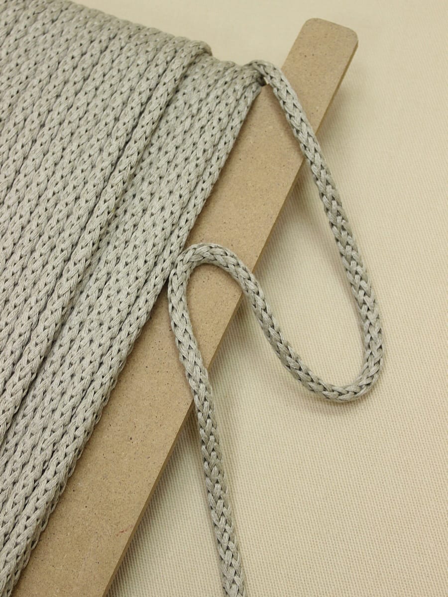 Шнур цв.льняной, 10мм, лен-100%