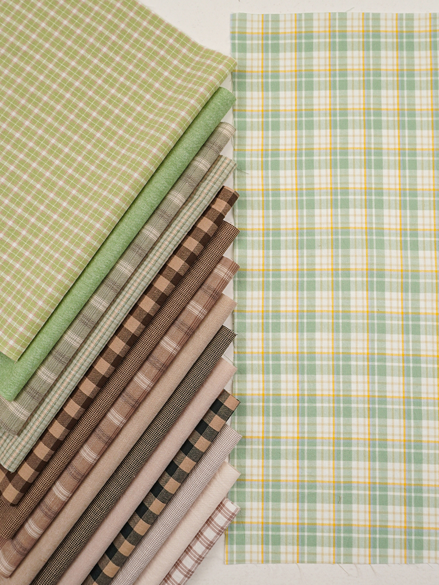 Набор тканей для рукоделия "Вареный хлопок: Домашний уют №8", 45*30 см, 15 шт