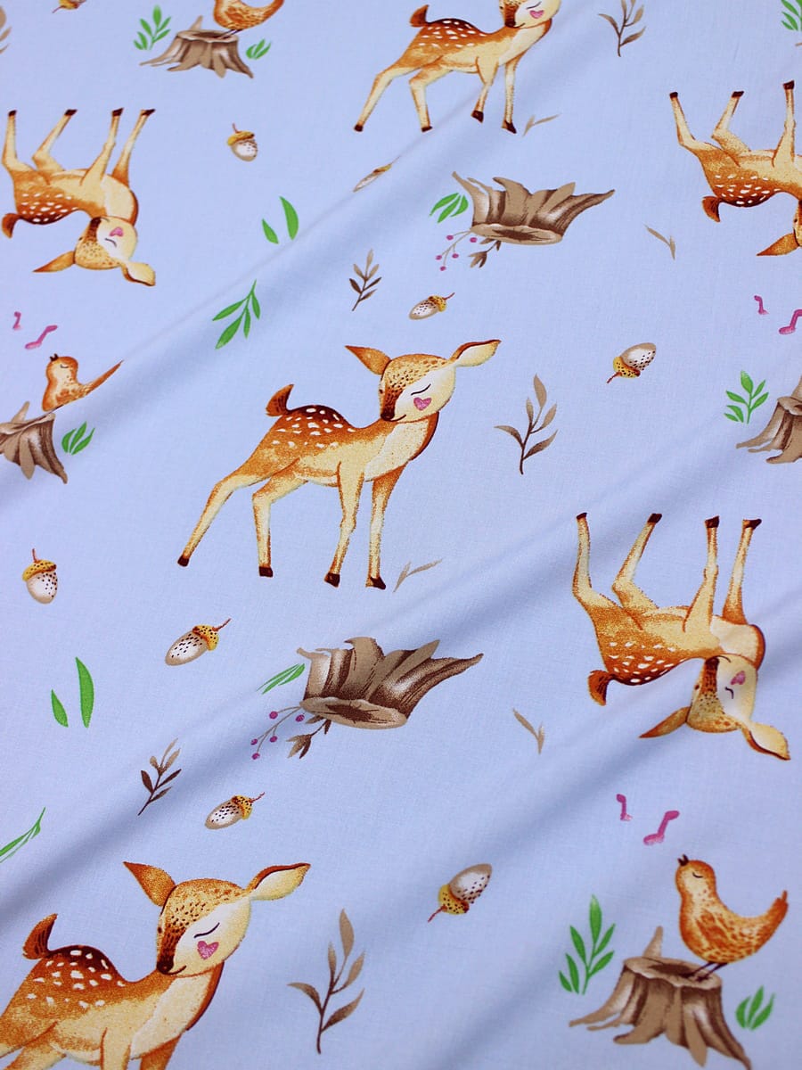 Штапель "Бемби" цв.небесно-голубой, ш.1.52м, вискоза-100%, 110гр/м.кв