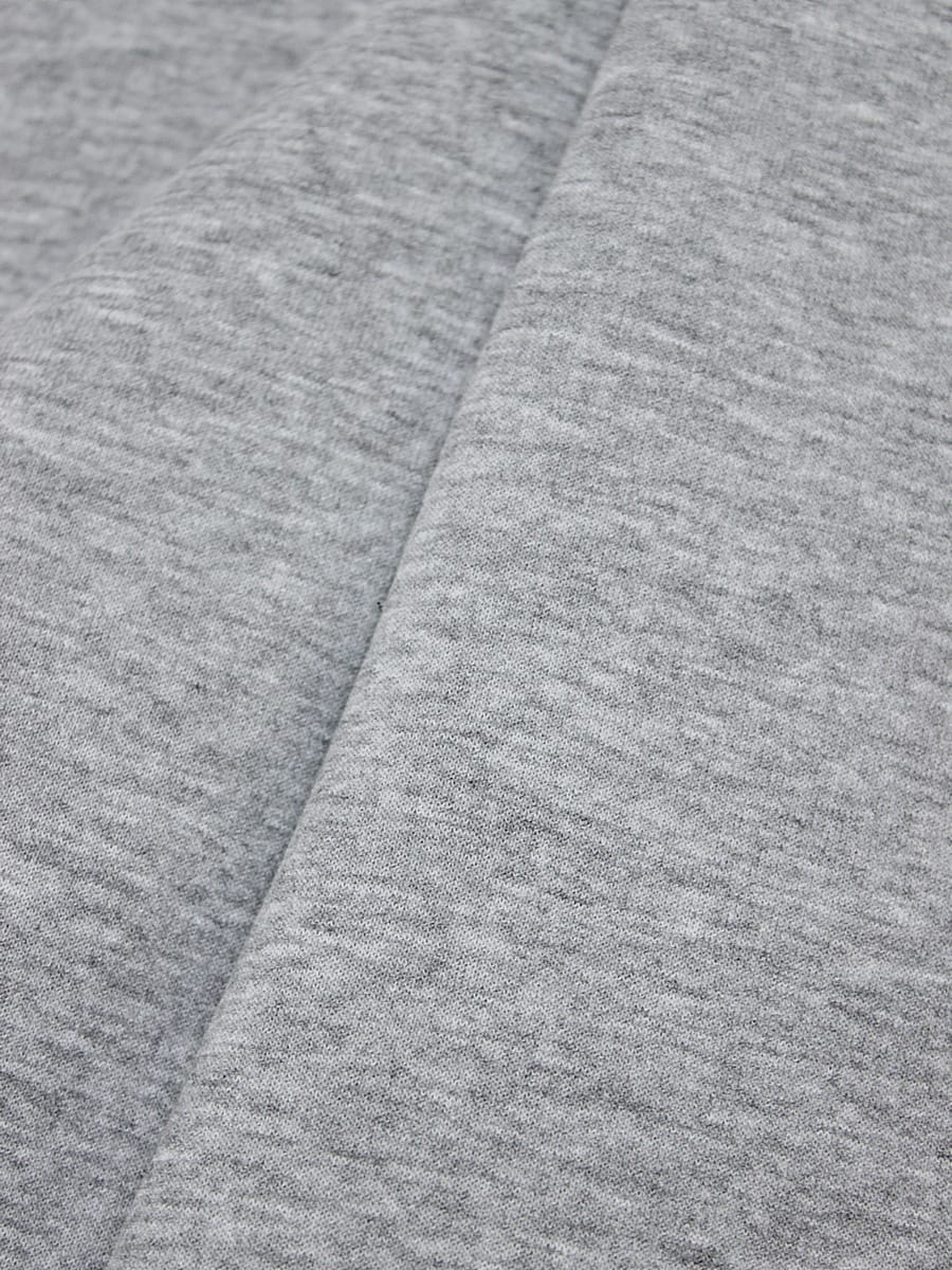 Футер 3-х нит. начес цв.Серый меланж, ш.1.8м, Пенье, хлопок-65% п/э-35%, 350гр/м.кв