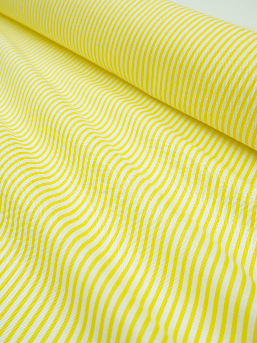 Бязь "Солнечно-желтая полоска", СОРТ2, ш.1.5м, хлопок-100%, 110гр/м.кв