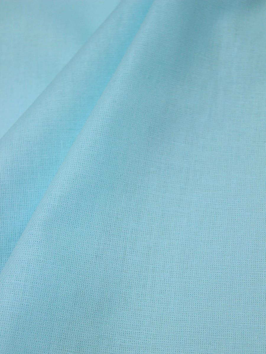 Мерный лоскут(ткань в отрезах) - Бязь цв.Нежно-бирюзовый с мятным оттенком, ГОСТ, ш.1.5м, 