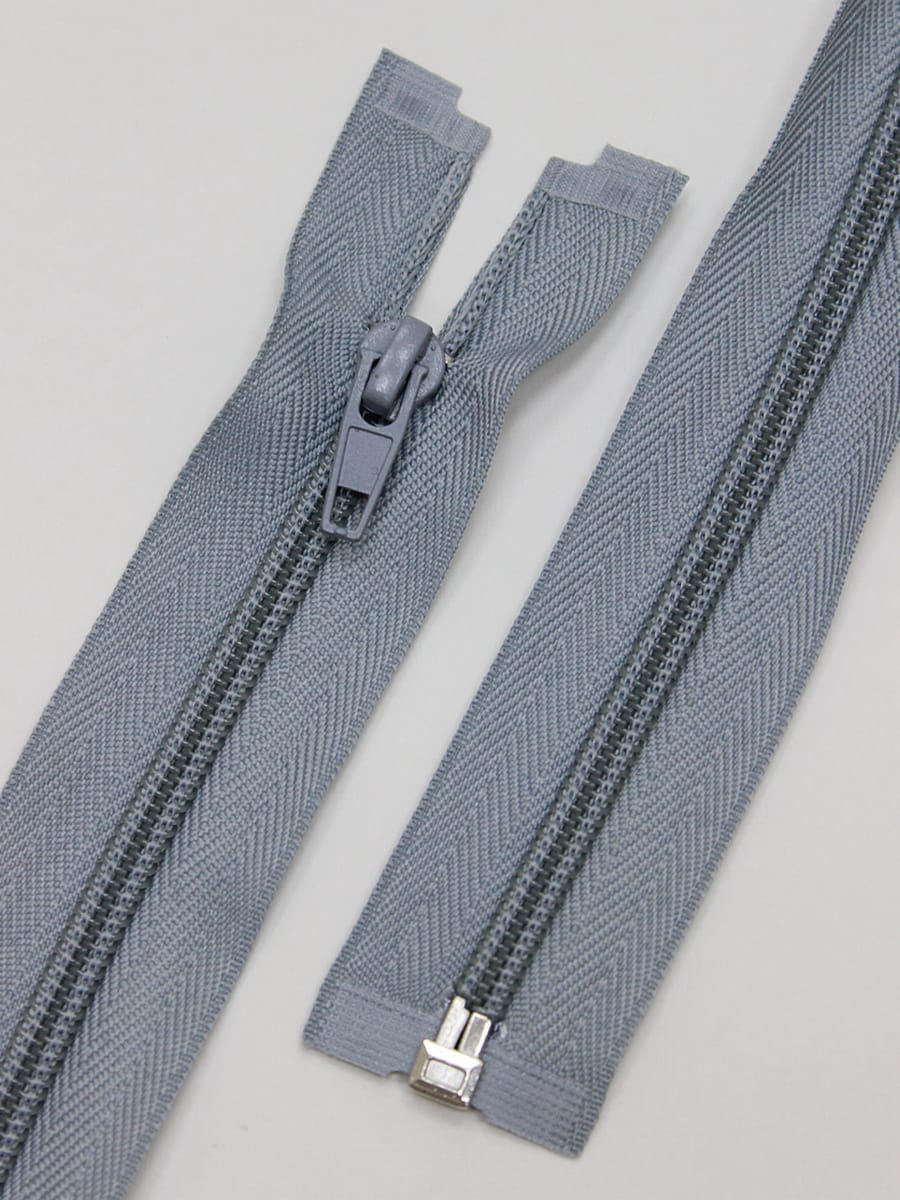 Молния спиральная №5 цв.св.серо-голубая дымка, 40см