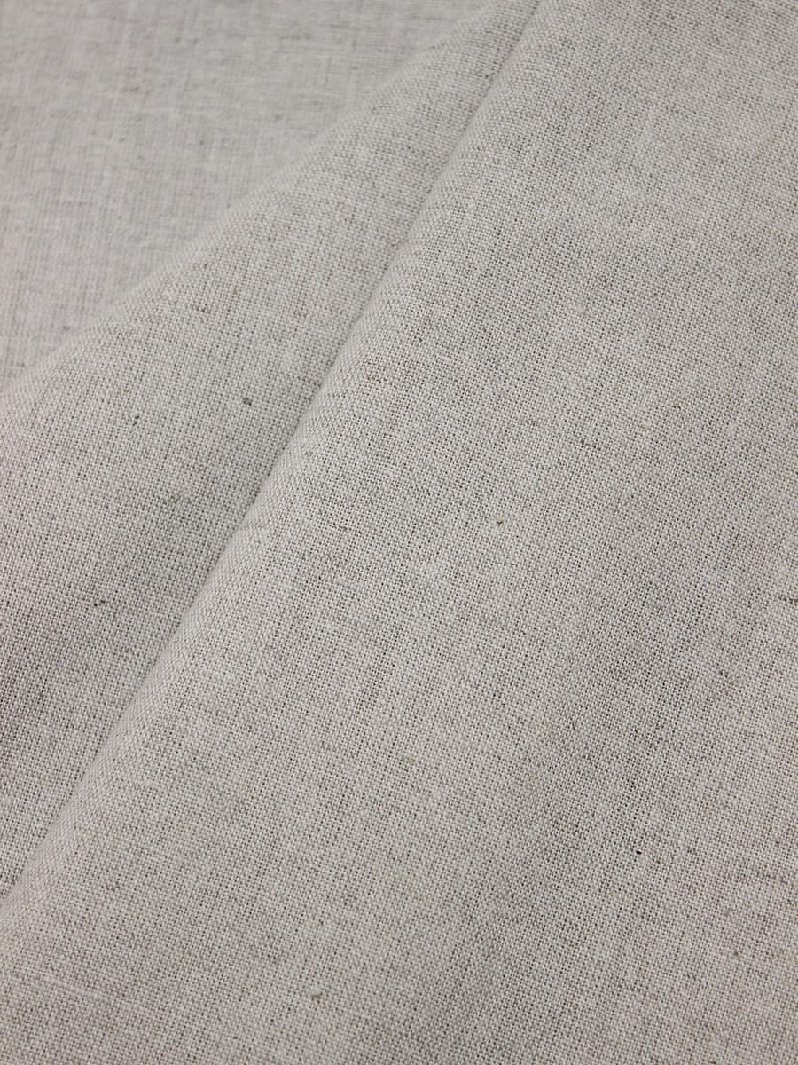 Полулен с эффектом мятости цв.Суровый, ш.2.05м, лен-30%, хлопок-70%, 155гр/м.кв