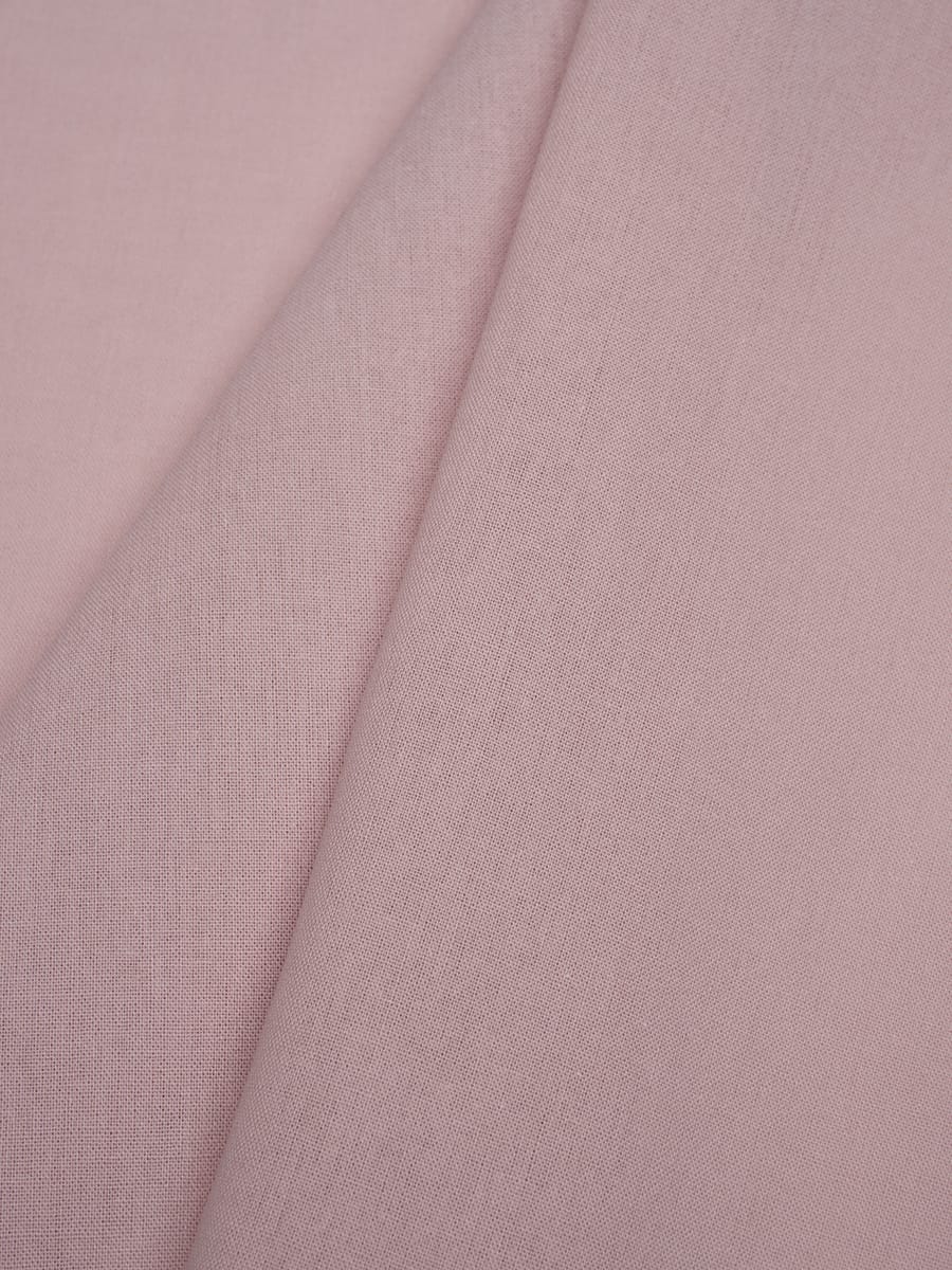Вареный (стираный) хлопок цв.Пыльный розово-сиреневый, ш.2.5м, хл-100%, 110гр/м.кв