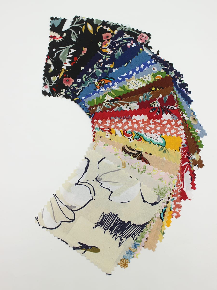 Комплект образцов "Штапель принт" №2