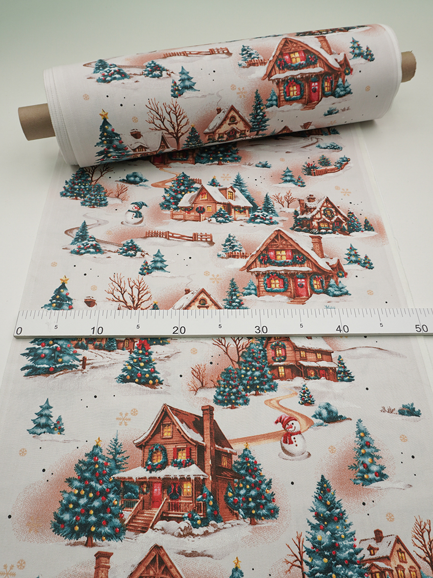 Дорожка "Зимний уют", ш.0.5м, хлопок-100%, 225гр/м.кв