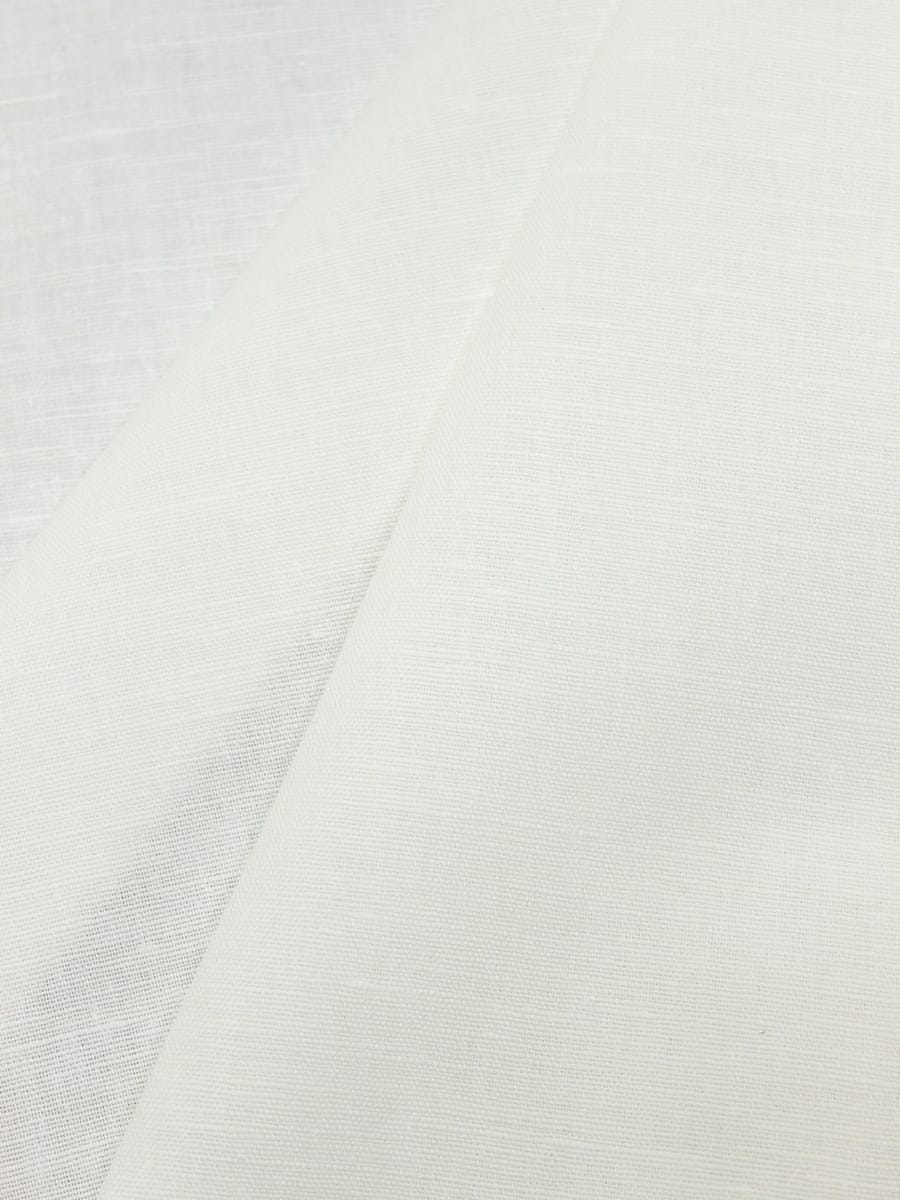 Полулен цв.Белый, ш.1.5м, лен-58%, хлопок-42%, 150гр/м.кв