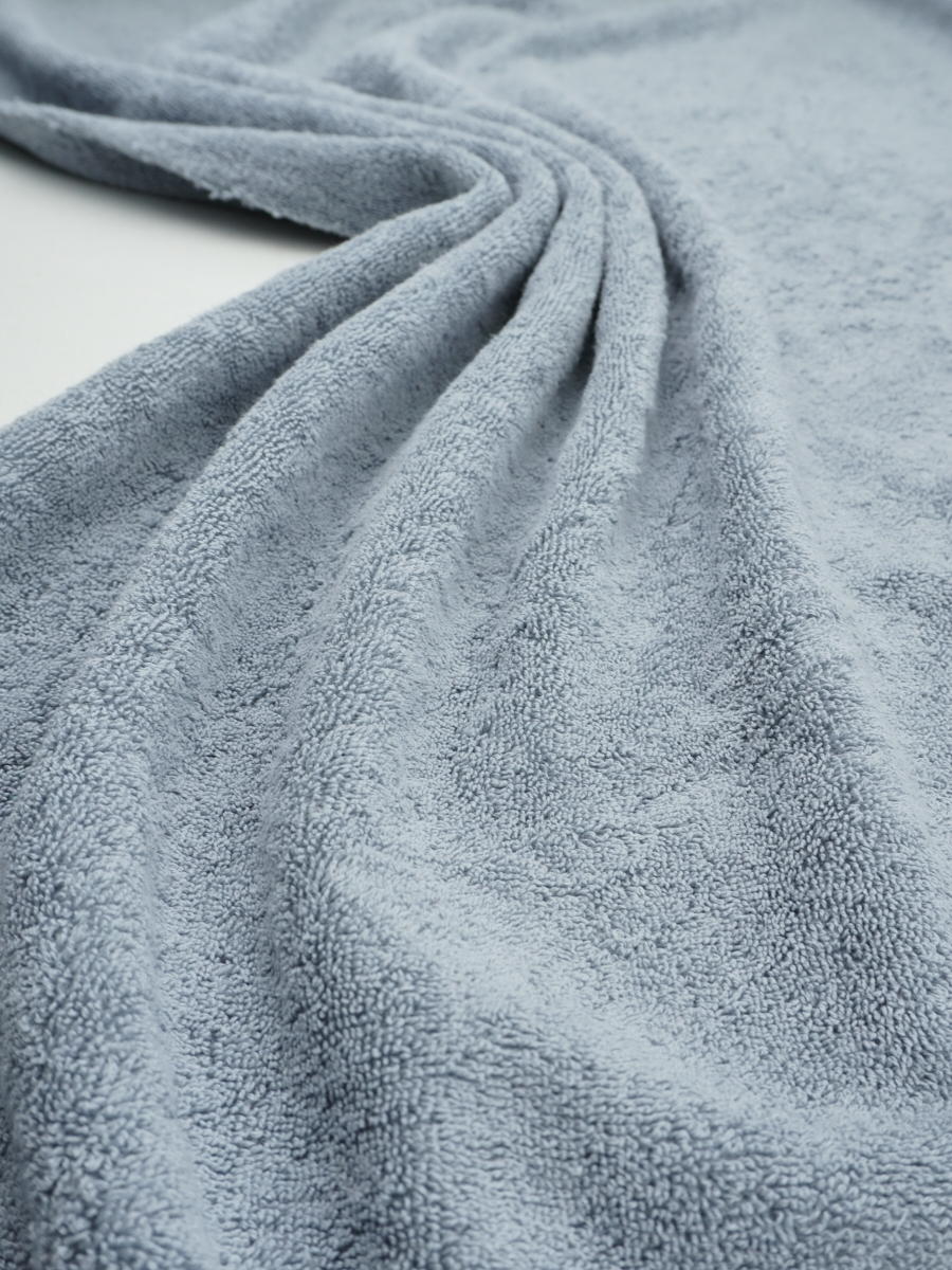 Махровая ткань Люкс цв.Серый, ш.1.55м, хлопок-100%, 550гр/м.кв