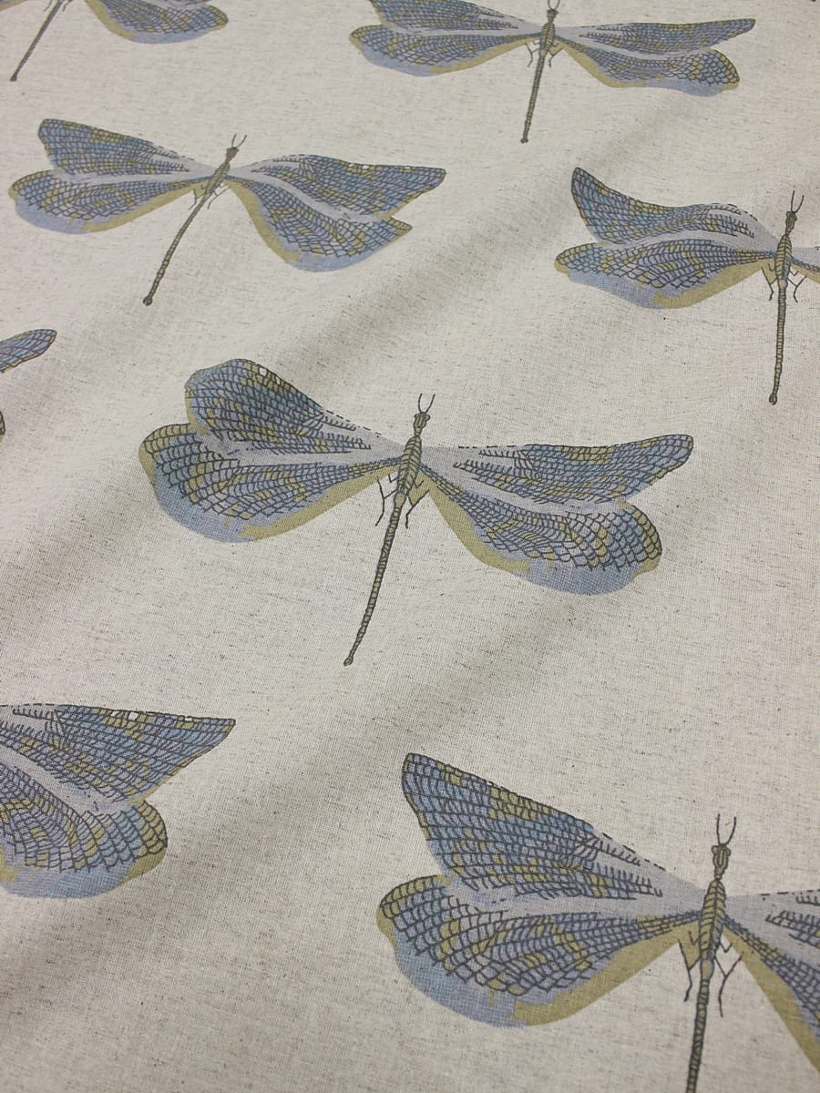 Мерный лоскут(ткань в отрезах) Полулен "Красотки блестящие" (на суровом), ш.1.5м, лен-30%, хлопок-70%, 147гр/м.кв