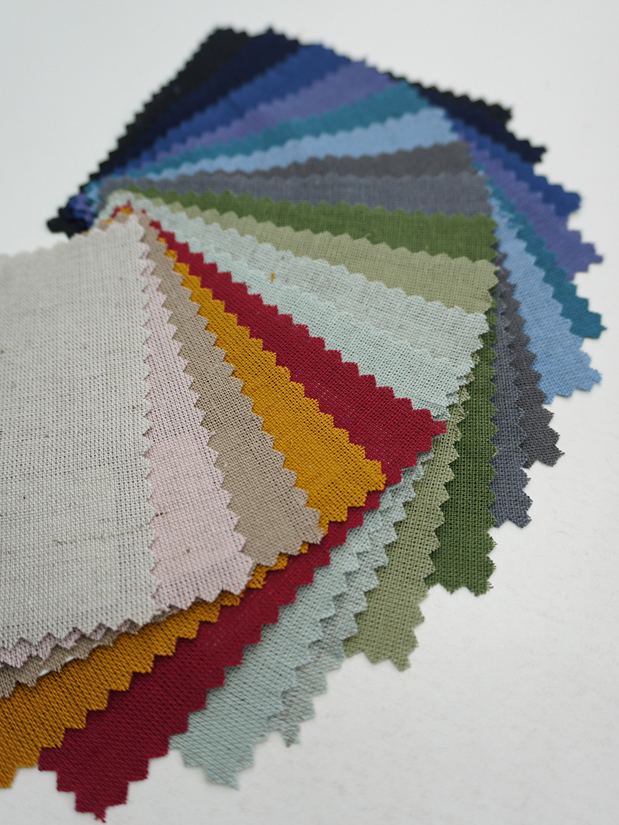 Комплект образцов "Полулен постельный, лен 30%, хлопок 70%,  ш.2.2м