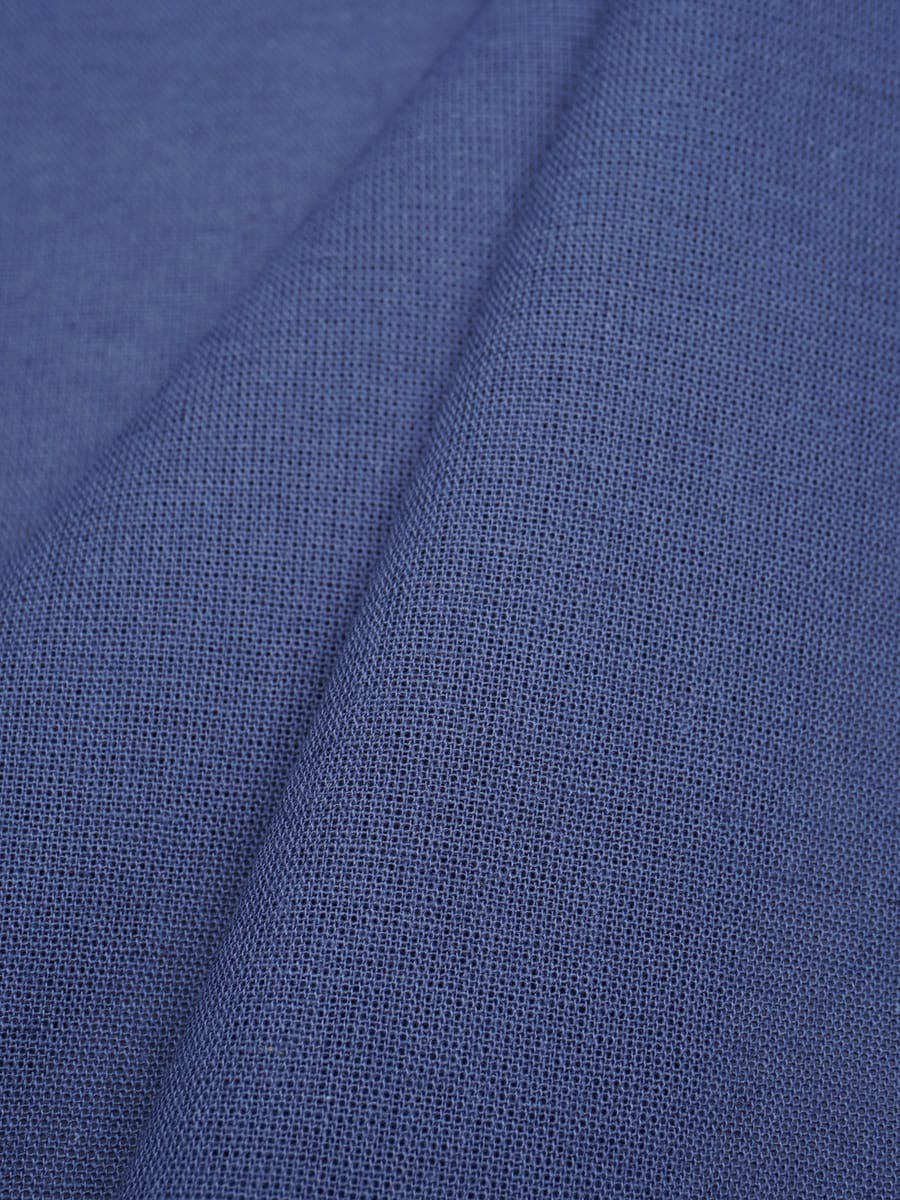 Полулен постельный цв.Джинсово-фиолетовый, ш.2.2м, лен-30%, хлопок-70%, 155гр/м.кв