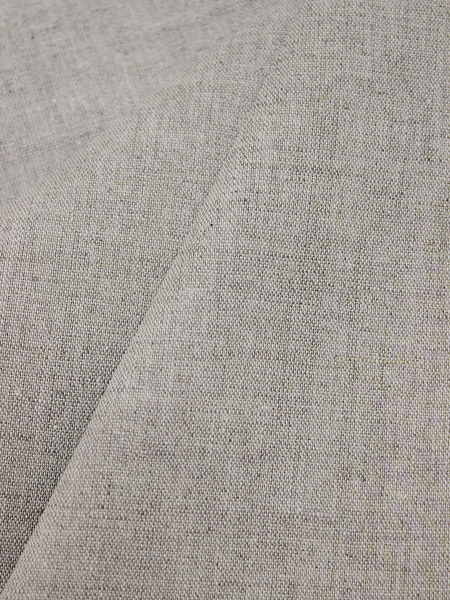 Полулен цв.Суровый темный, ш.1.5м, лен-58%, хлопок-42%, 150г/м.кв