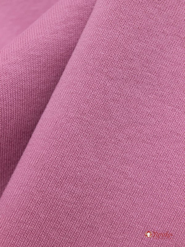 Футер 2-х нит. начес цв.Роза-2, ш.2.14м (1.07м*2, чулок), Карде/Ое, хлопок-90%, п/э-10%,180гр/м.кв