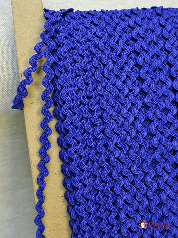 Вьюнчик цв.темный василек, 9мм, п/э-100%