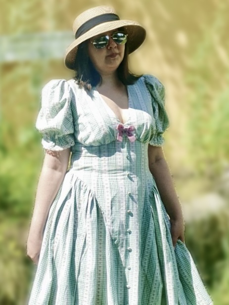 Платье из Вареного хлопка "Вышивка-цветочки"