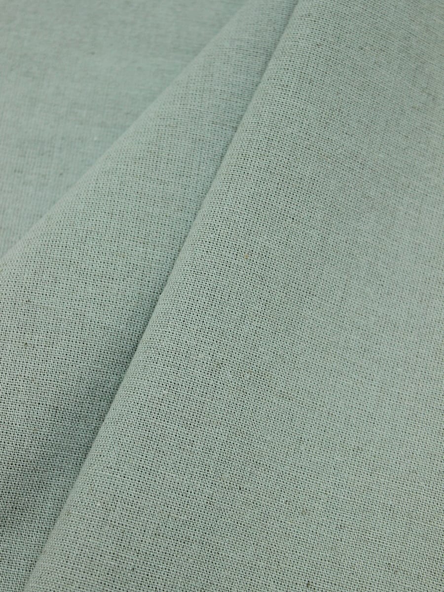 Полулен постельный с эффектом мятости цв.Винтажная мята, ш.2.15м, лен-30%, хлопок-70%, 155гр/м.кв