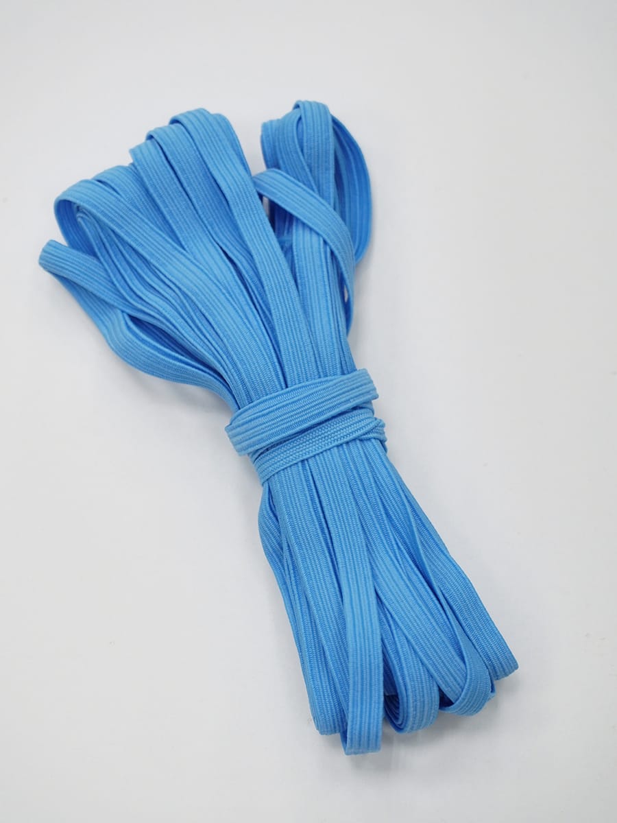 Резинка бельевая цв.Лазурно-голубой, ш.6мм, 10м