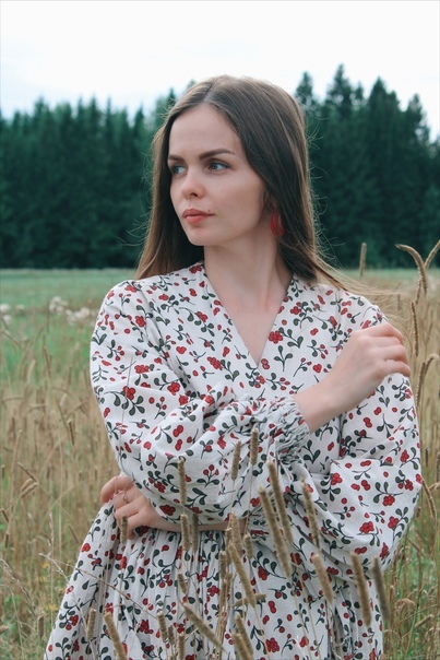 Блузка из полульна