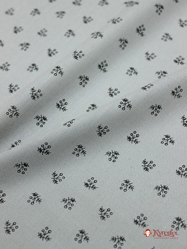 Плательный хлопок "Милена"цв.серый, СОРТ2, ш.1.46м, хлопок-100%, 115гр/м.кв