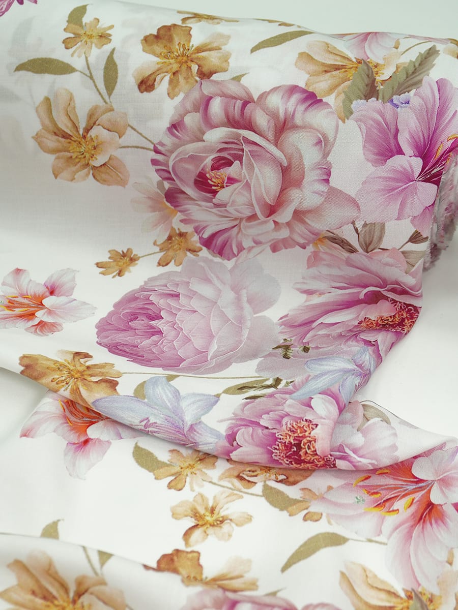 Штапель Премиум (Digital) "Летние мечты", ш.1.45м, вискоза-100%, 110гр/м.кв