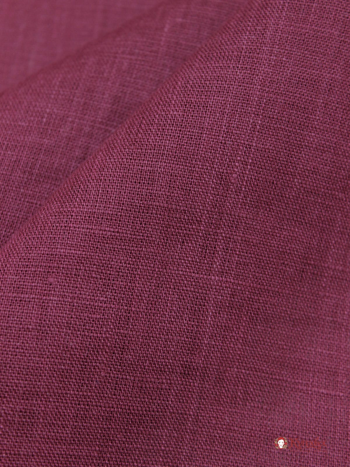 Лен сорочечный с эффектом мятости цв.Бордово-свекольный, ш.1.45м, лен-100%, 125гр/м.кв