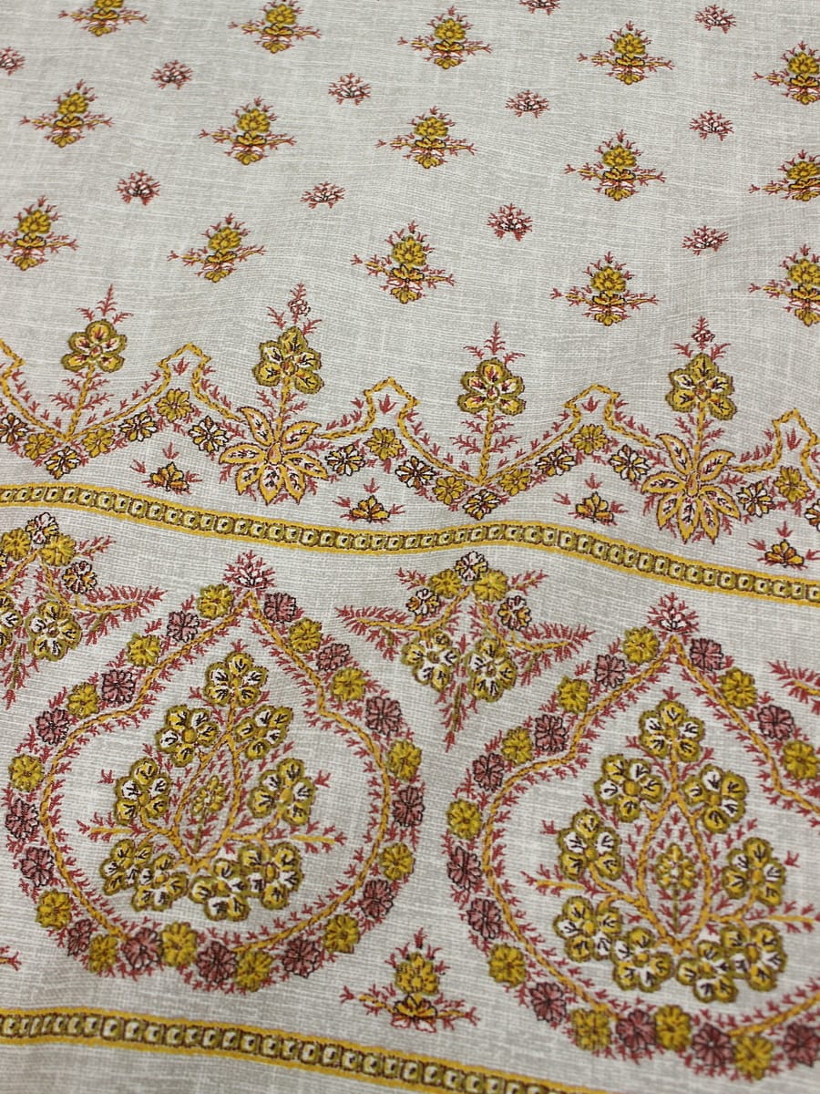 Рогожка "Васама" цв.серо-бежевый меланж, ш.1.5м, хлопок-100%, 160гр/м.кв