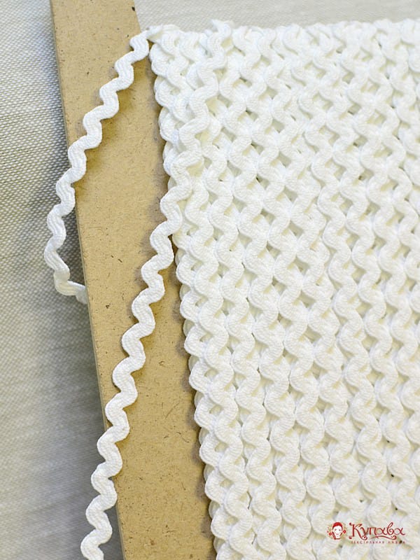 Вьюнчик цв.белый, 9мм, п/э-100%