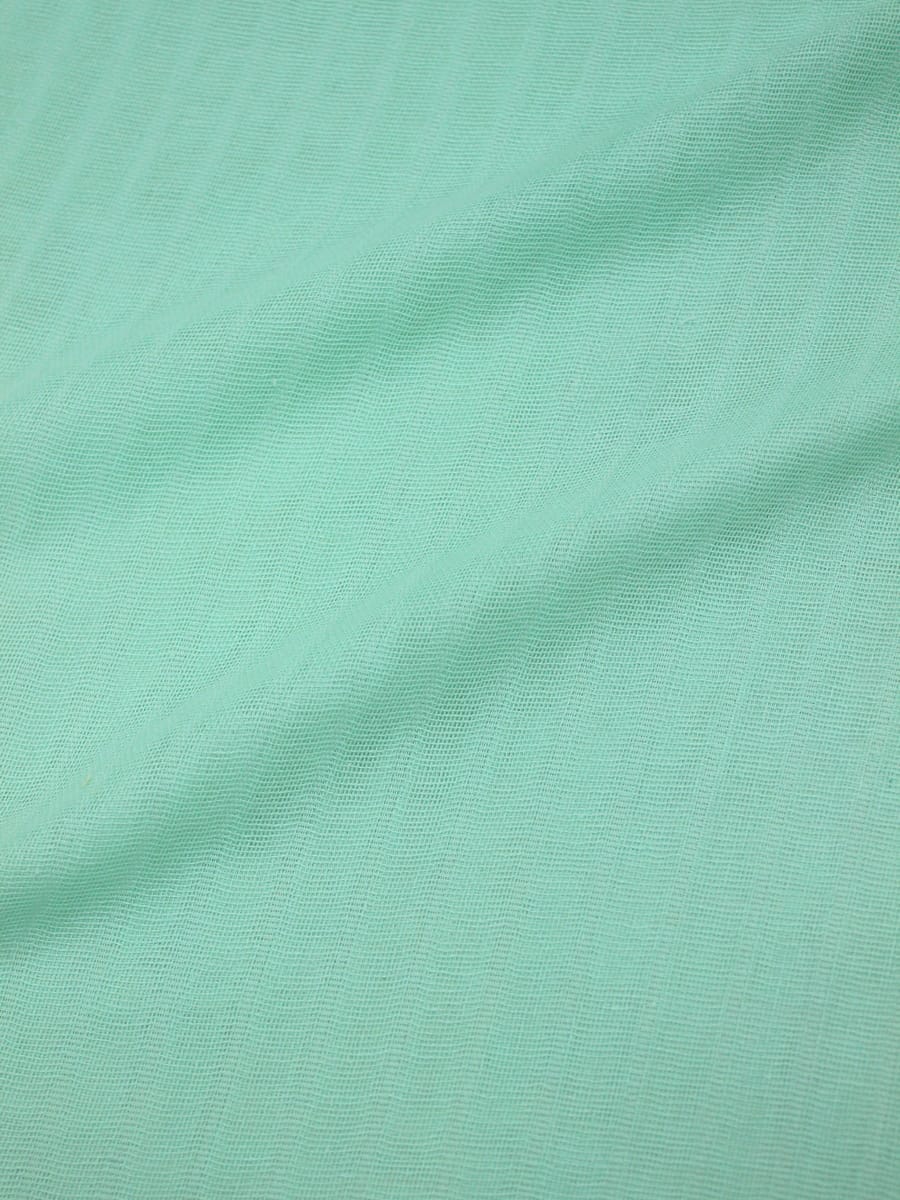 Муслин (марлевка) двухслойный цв.Мятно-салатовый, СОРТ2, ш.1.5м, хлопок-100%, 124гр/м.кв