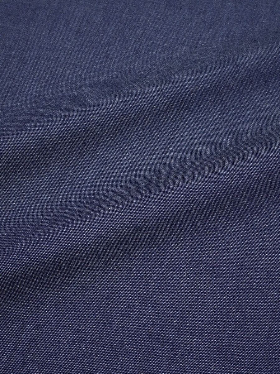 Сорочечная джинсовая ткань цв.Чернильно-синий, СОРТ2, ш.1.45м, хлопок-50%, вискоза-50%, 135гр/м.кв