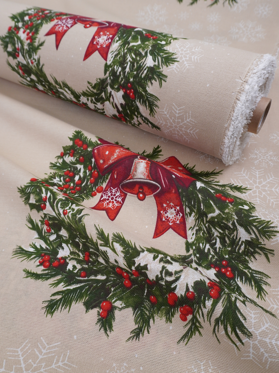 Рогожка "Мастерская чудес", ш.1.5м, хлопок-100%, 150гр/м.кв, раппорт 64см